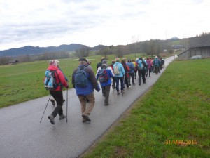 Vorösterliche Pilgerwanderung 2015 Salzburg