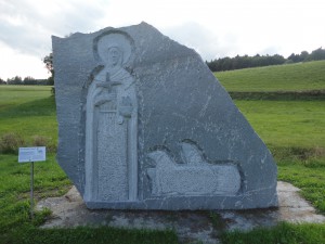 Gemeindebilder Saldenburg, Reliefbild am Brigidaweg in Preying