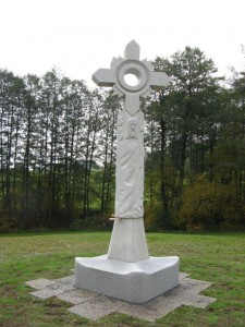 Gemeindebilder Saldenburg, Brigida-Kreuz bei der Pfarrkirche "St. Brigida"