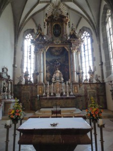 Gemeindebilder Saldenburg, Hochaltar in der Pfarrkirche "St. Brigida"