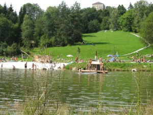 Gemeindebilder Saldenburg, Badesee liegt nicht am Pilgerweg