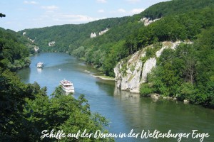 Gemeindebilder Kelheim / Kloster Weltenburg, Schifffahrt durch das Naturschutzgebiet Weltenburger Enge bei Kelheim im Altmühltal